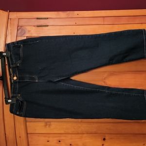 Michael Kors Dark Denim Capris sz 8 NWOT